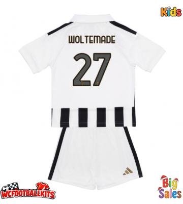 Juventus Nick Woltemade #27 Replica Home Stadium Kit for Kids 2026-27 Short Sleeve (+ pants)